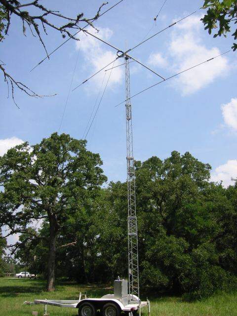 Trailer tri-bander and dipole