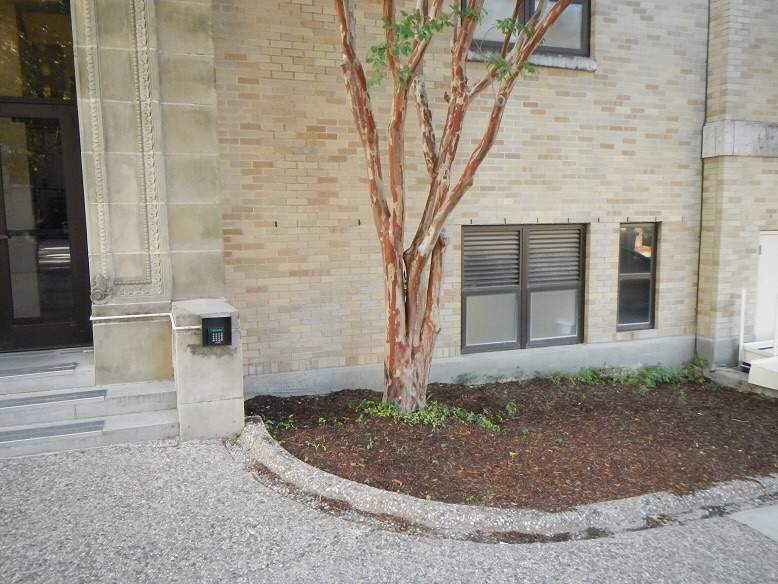 Can you see the hidden transmitter in the picture below? This one was hidden by April and Becca.