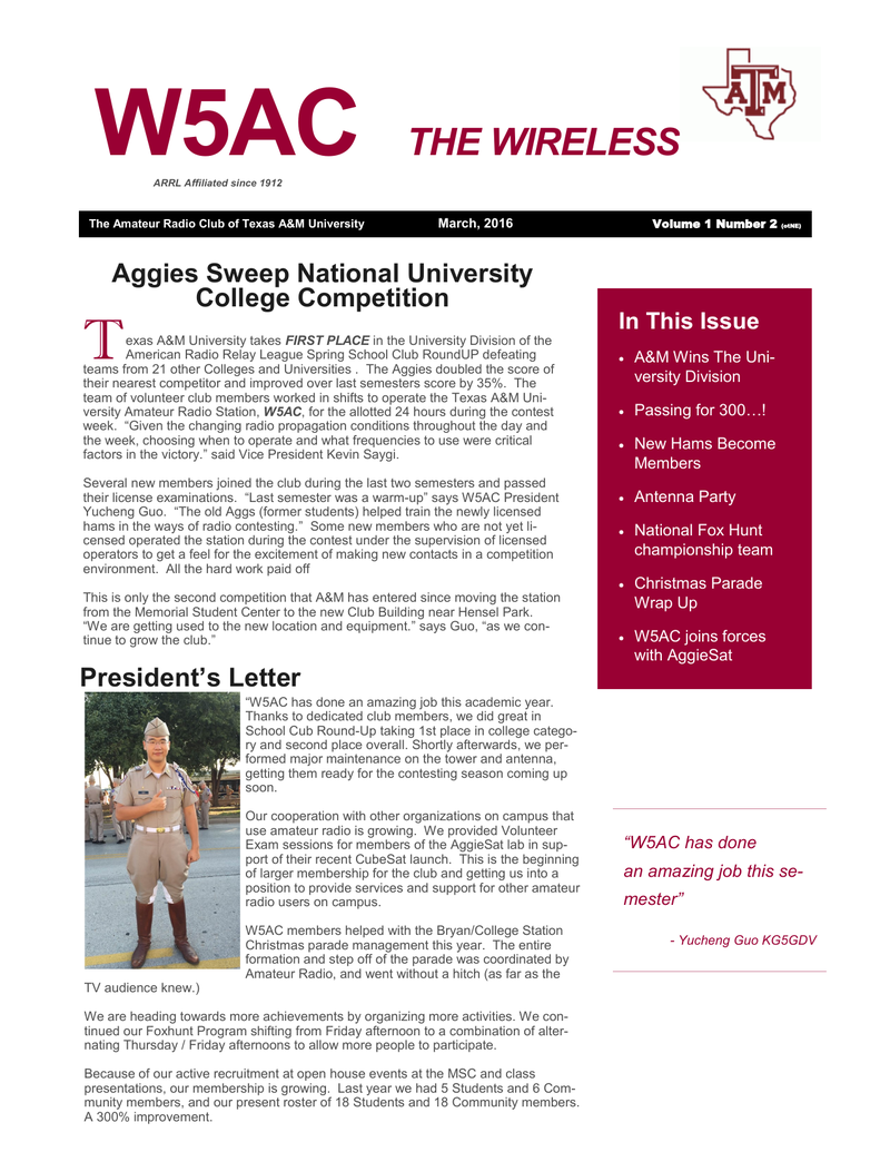 The Wireless - March 2016 cover