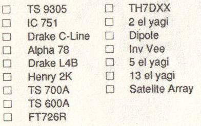 Back of W5AC QSL Card from 1980s
