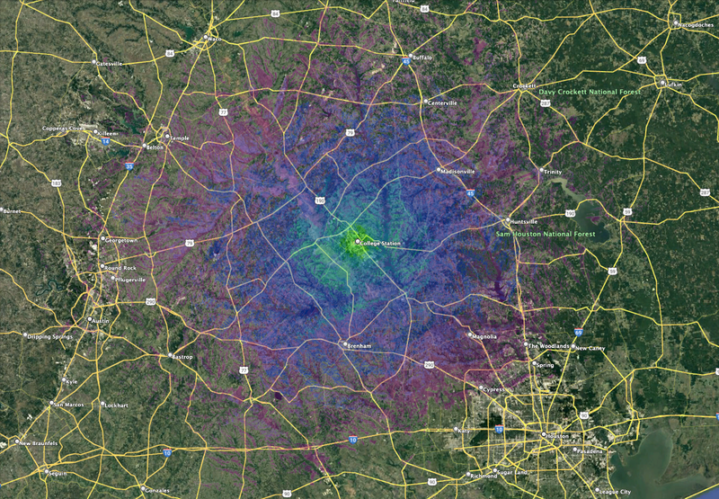 W5AC 2m repeater far coverage